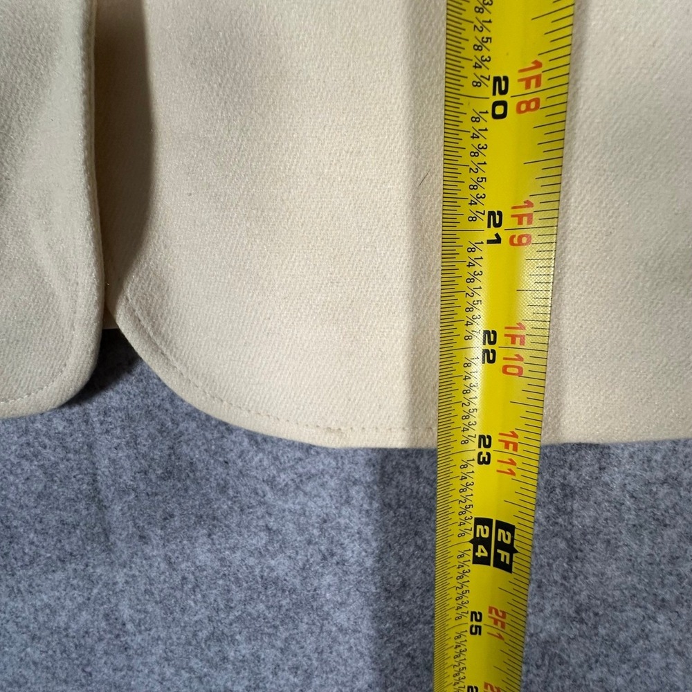 Pendleton Wool Blazer Petite Cream Womens Vintage USA Made - Picture 7 of 16